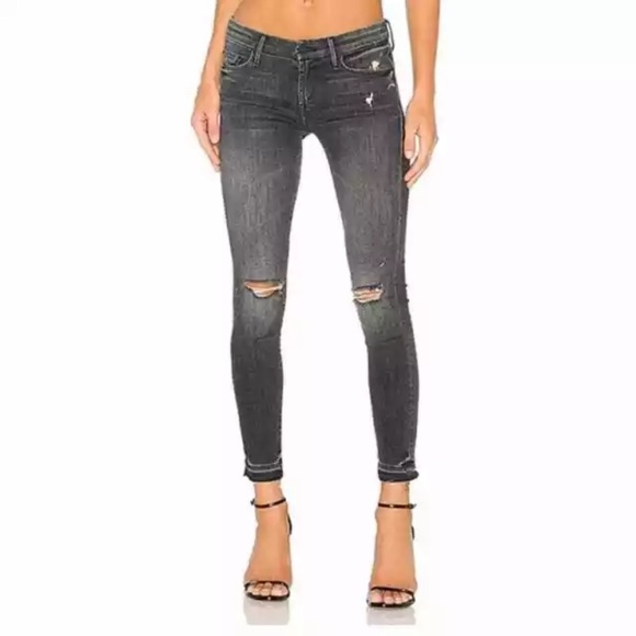 MOTHER Denim - MOTHER Looker Undone Hem Stealing Shadows Jeans